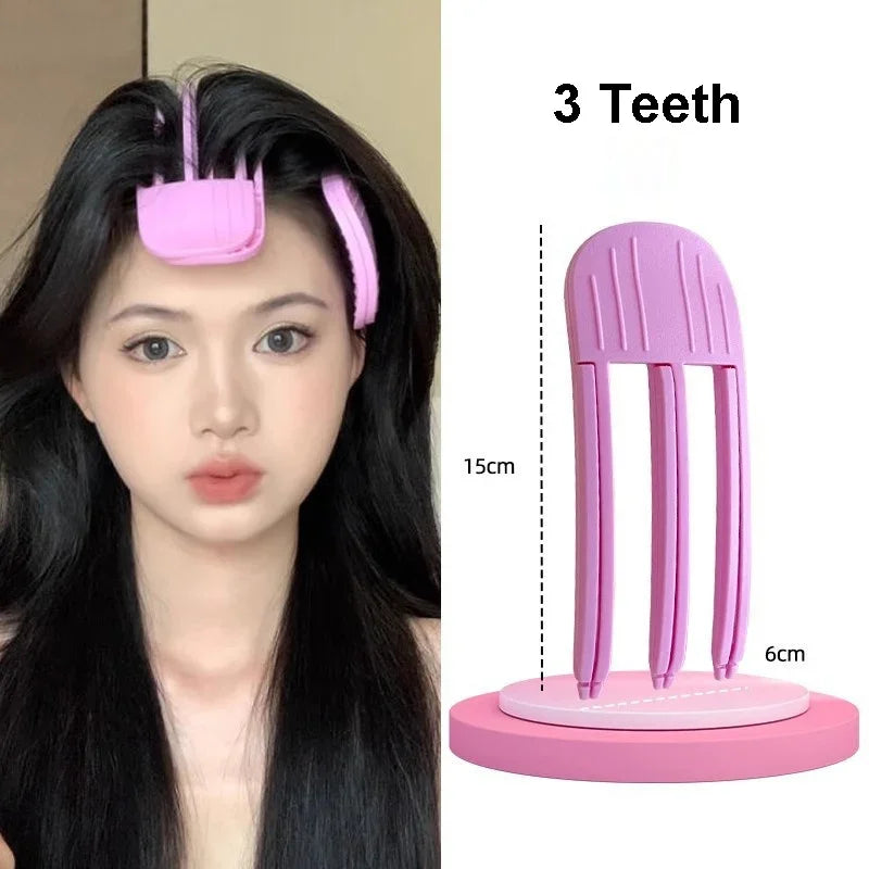 2pcs Fluffy Hairpin Curling Bangs Clips Hair Roots Volumizing Hair Clips Set Women Curling Fixed Clip Fashion Volume Hair Roller