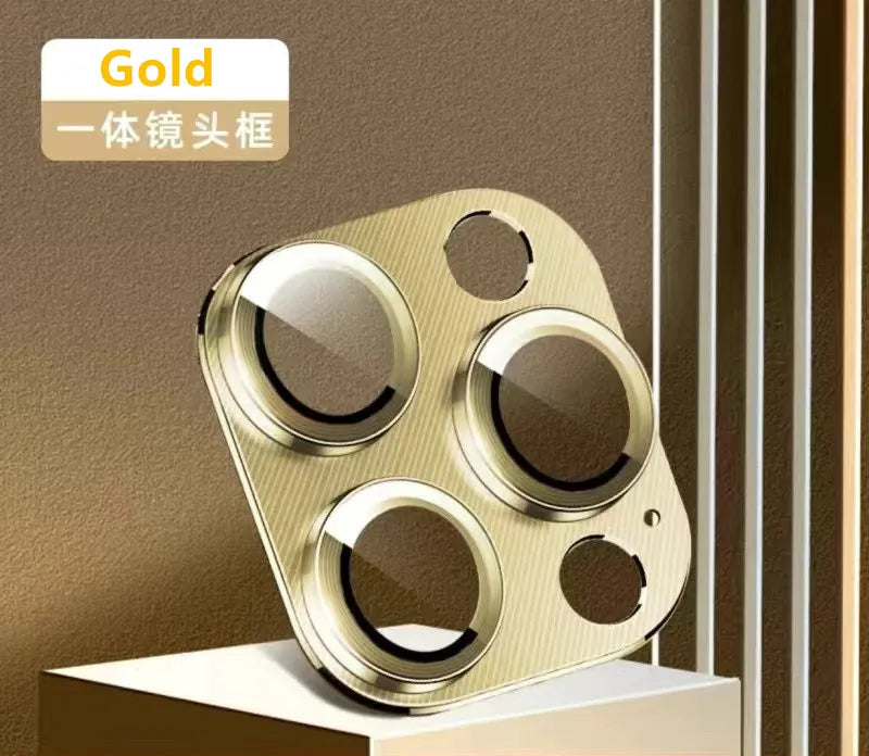 Metal Camera Protector For iPhone 16 Pro Max 16Pro 16Plus15 14 Pro Max Alloy Case Back Lens Tempered Glass Cover Protective Cap