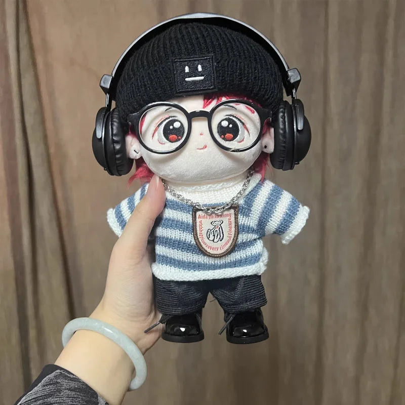 20cm Love Deep Space Anime Character Cosplay Dress Up Casual Clothing Set Accessorie Plush Toy Cotton Doll Kid Birthday Toy Gift