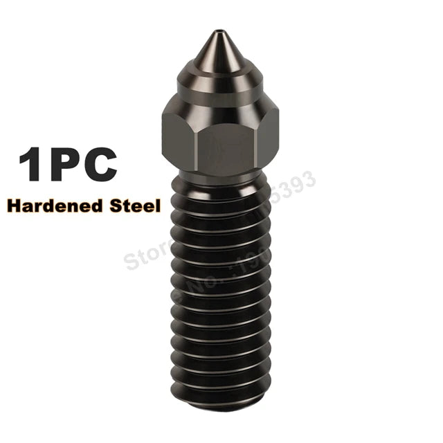For Ender 3 V3 KE Nozzle Brass Plated Copper Hardened Steel High Speed 3D Printer Nozzles For Creality K1 / K1 Max / CR-M4