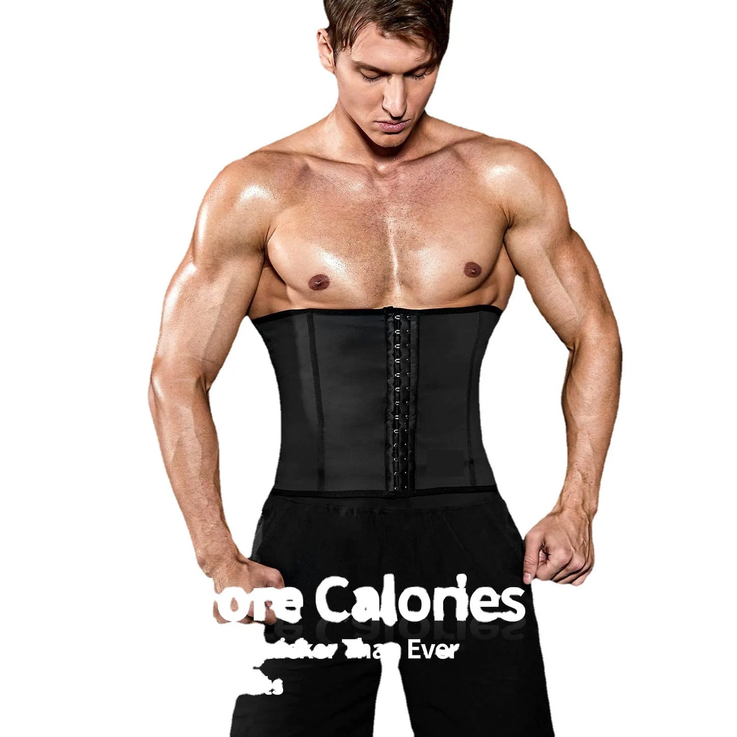 1pcs Men's Tummy Strap Silvering Sweating Breasted Sports Shaper Belt Waist Cinching And Waist Protection Fitness Waist Belt