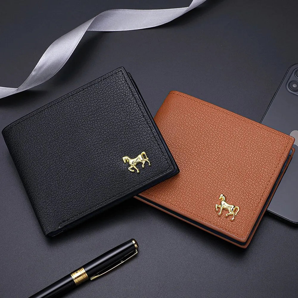 New Men's Horizontal Wallet Multi-Functional Business Zipper Coin For Men Wallet With Credit Card Holder