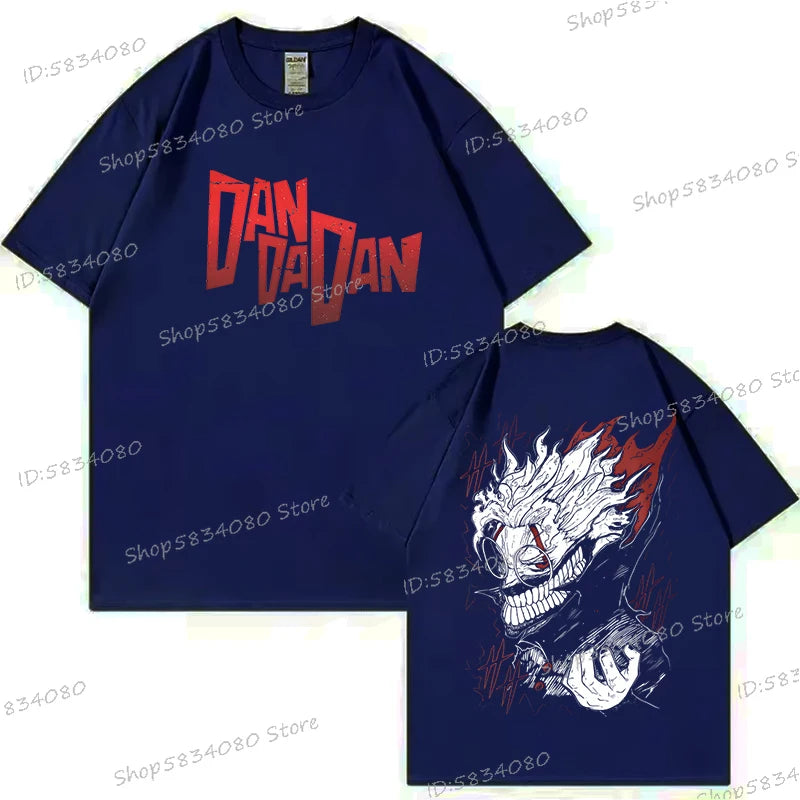 Dandadan Okarun T-shirt Men Women Japanese Anime Fashion Streetwear Top Retro Manga Men Clothes Anime Dan Da Dan Vintage Tshirts