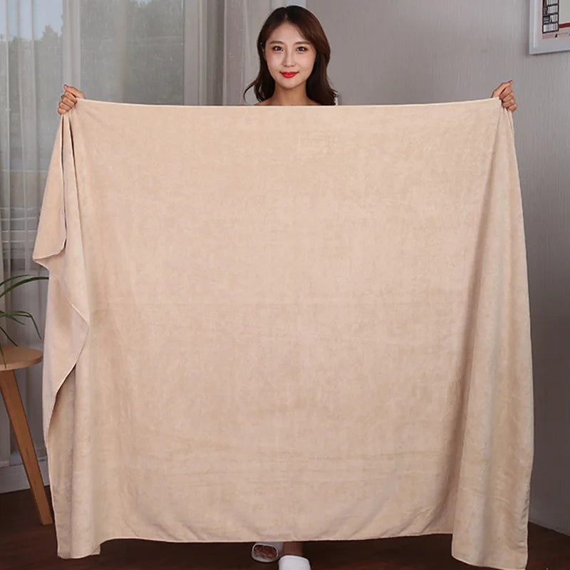 super large Microfiber bath towel, soft, high absorption and quick drying