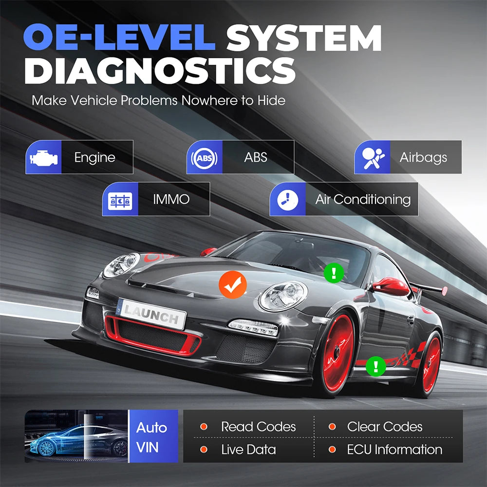 LAUNCH X431 CRP919X BT Diagnostic Tools Obd2 Scanner Automotive Code Reader ECU Coding Diagnosis obd Scan X431 PRO Launch 2025