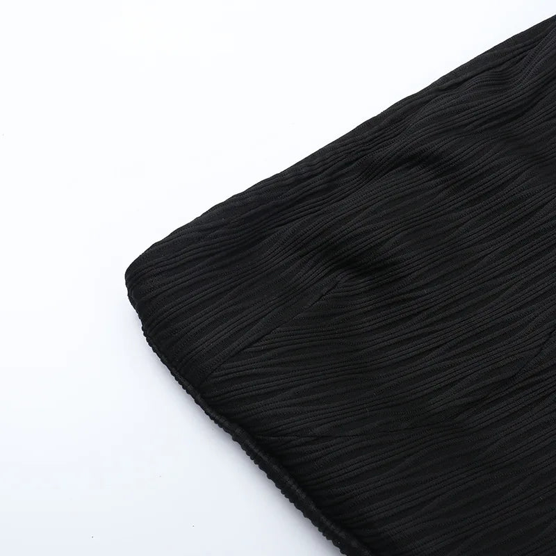Ladies Summer Elegant Evening Dress Women Sleeveless Backless Tube Mini Dresses Birthday Party Streetwear Woman Ruched Clothes