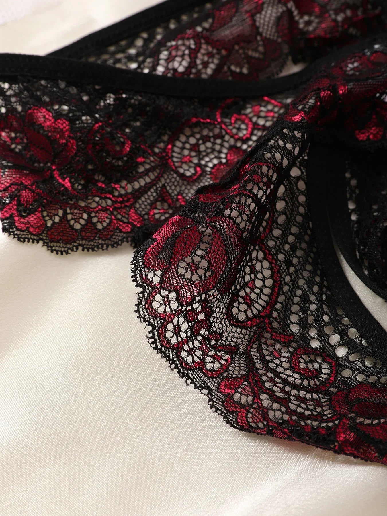 Sexy Crotchless Thongs Invisible Lace Underwear Women Comfortable Panties Intimates Underpants Low Waist Briefs Female Lingerie