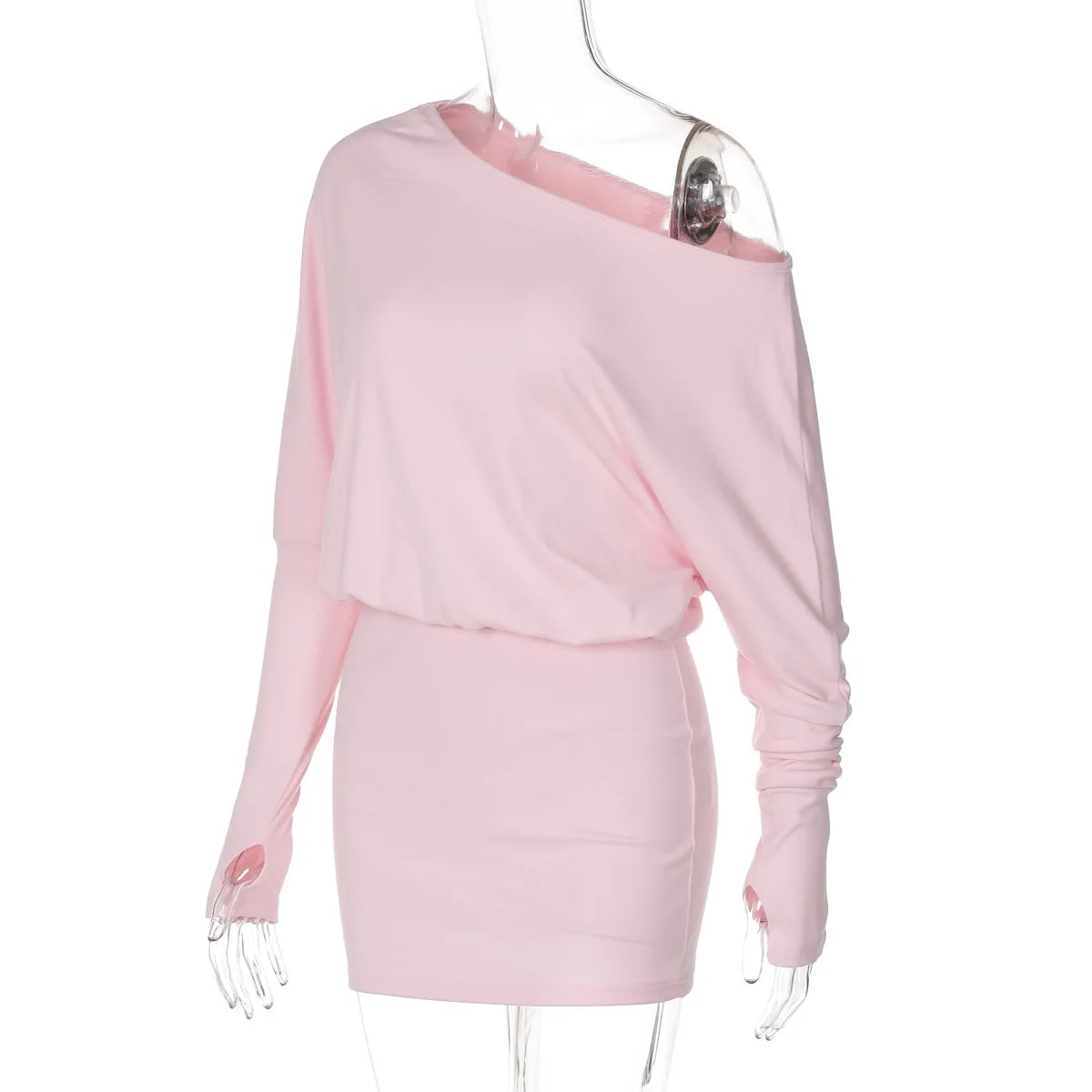 Ladies Autumn New Fashion Dress Women Long Sleeve Irregular Sexy Bodycon Mini Dresses Birthday Party Clubwear Fall Outfits Y2K