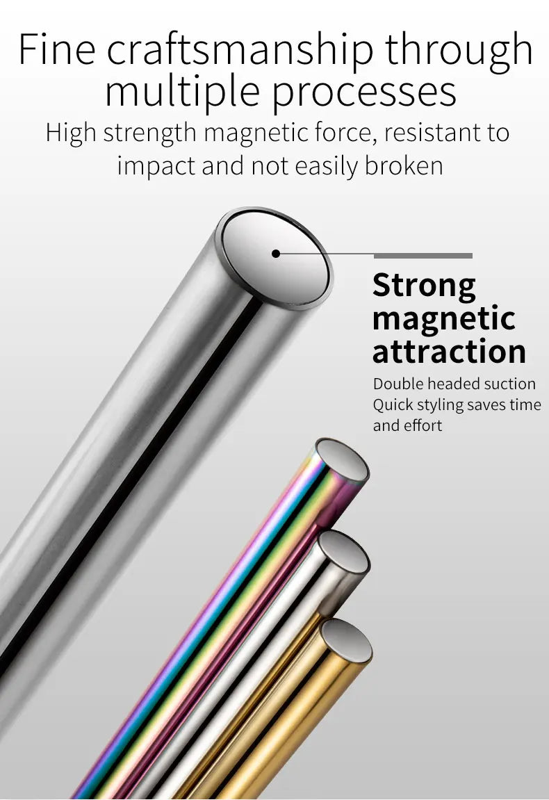 1PC Cat Eye Nail Magnetic Stick Cylindrical Magnet for Cat Eye UV Gel Polish Snowlight Glitter Effect Tools Manicure Design Tool