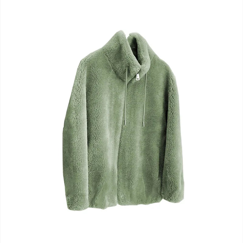 Women Winter Double Coral Fleece Warm Coat