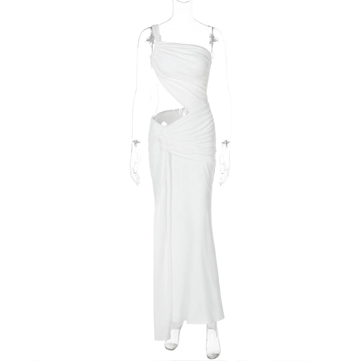Ladies Summer Elegant Evening Party Dress For Women Sleeveless Backless Hollow Out Sexy Long Dresses Woman Birthday Clubwear
