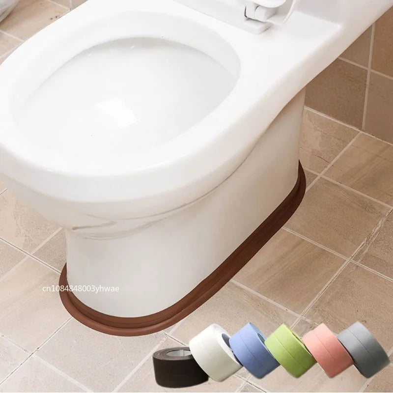 2.2x3.2mPVC Sealing Strip Tape For Bathroom Bath Toilet Kitchen Caulk Tape Self Adhesive Waterproof Wall Sticker Mold Proof Tape