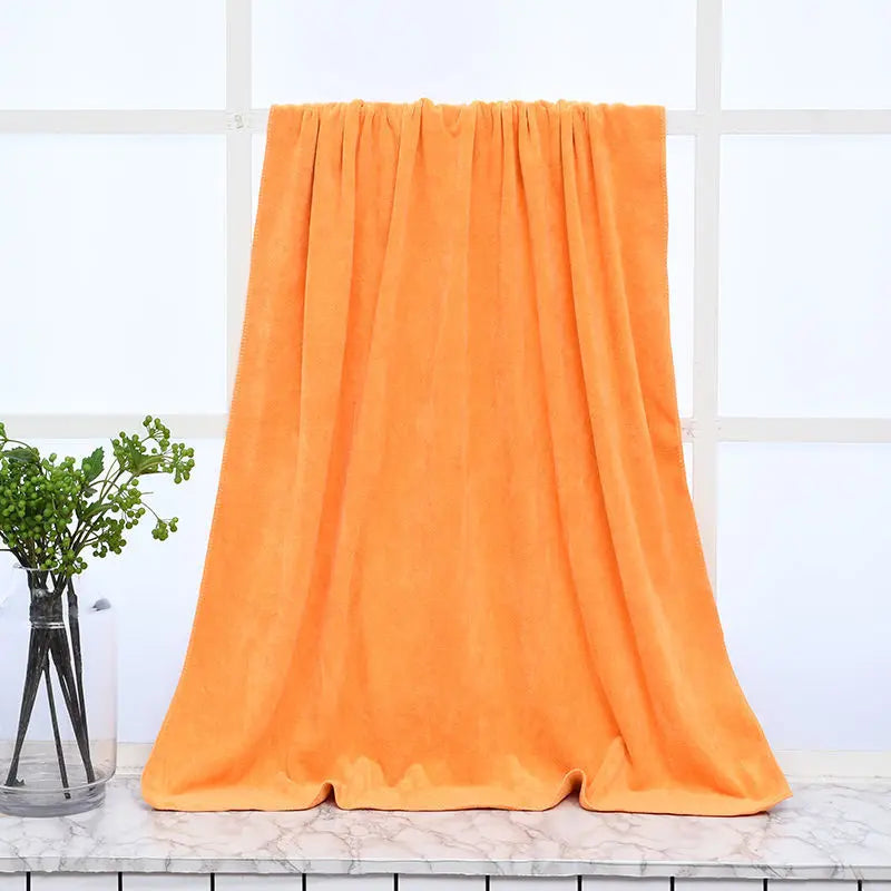 super large Microfiber bath towel, soft, high absorption and quick drying