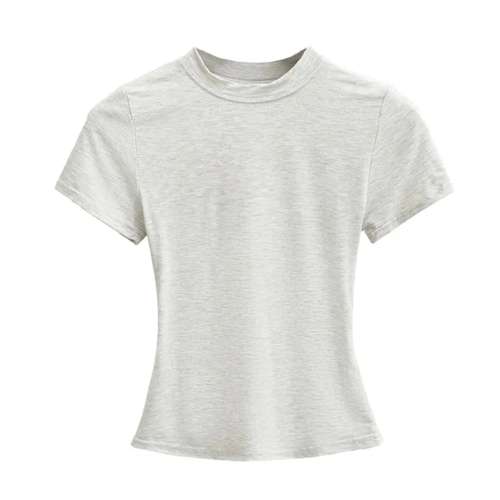 High Quality Casual T shirt Slim Short Sleeves