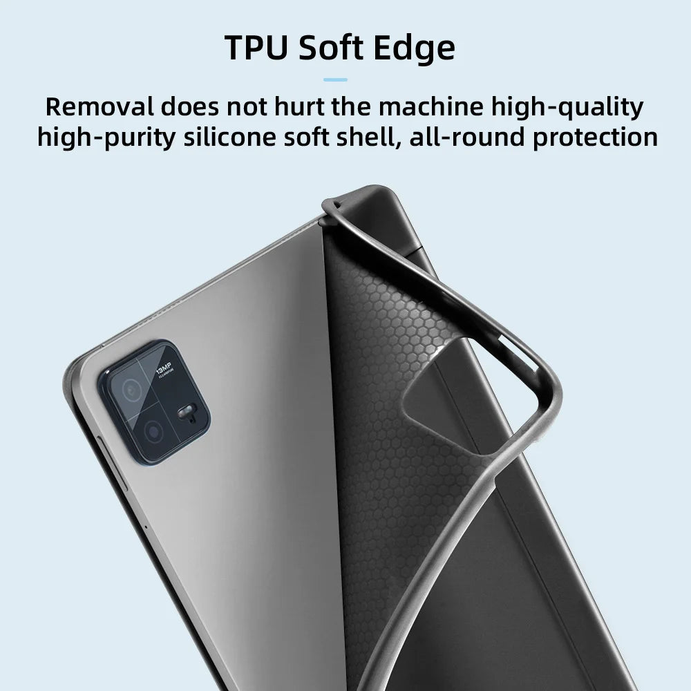 Tablet Cases for Xiaomi Mi Pad 5/6 5 6 Pro 11in 7 7pro 11.2 For 2024 6S Pro 12.4in Support Magnetic Charging Funda Tablet Cases