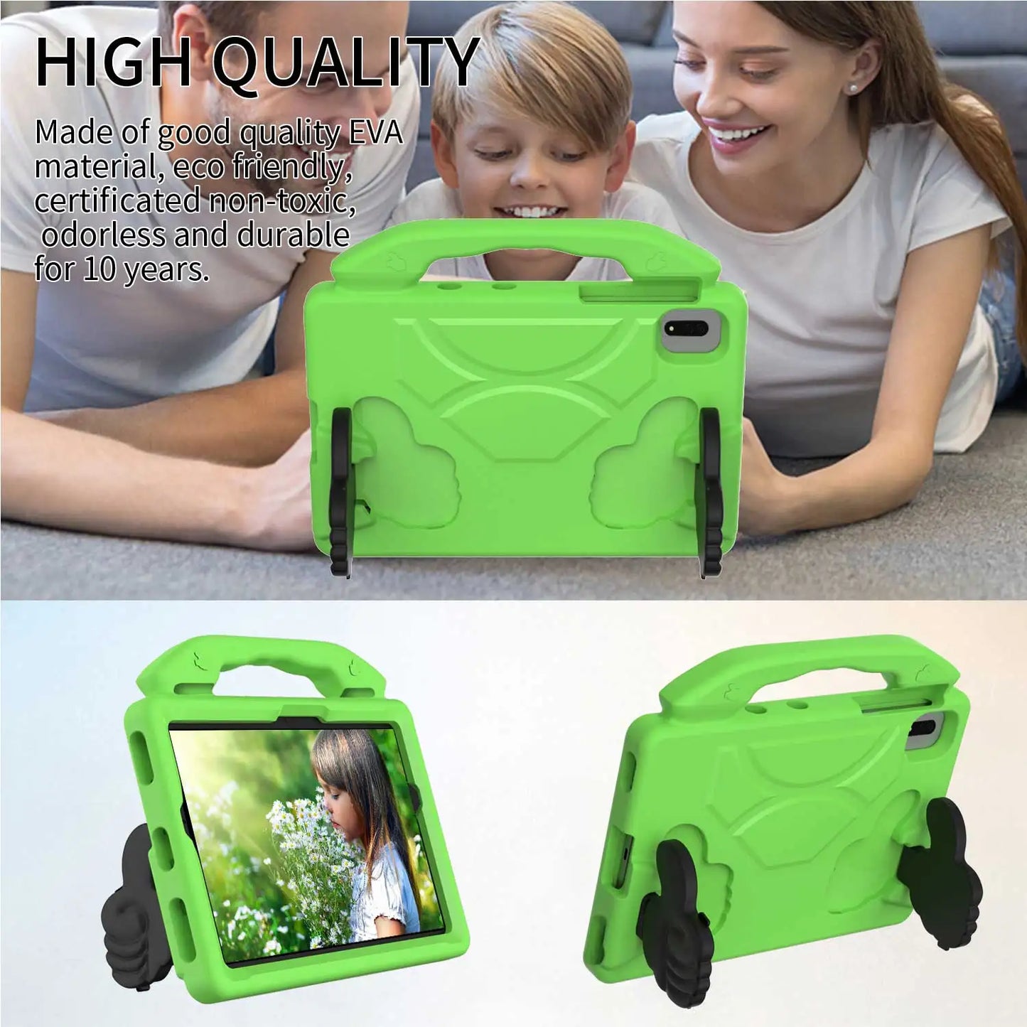 Case for Lenovo Tab P11 Pro 11.5 Inch 2020 2021 Kids Thumbs Up EVA Stand Tablet Cover for P11 Gen 2 2023 Xiaoxin Pad Plus 11.5