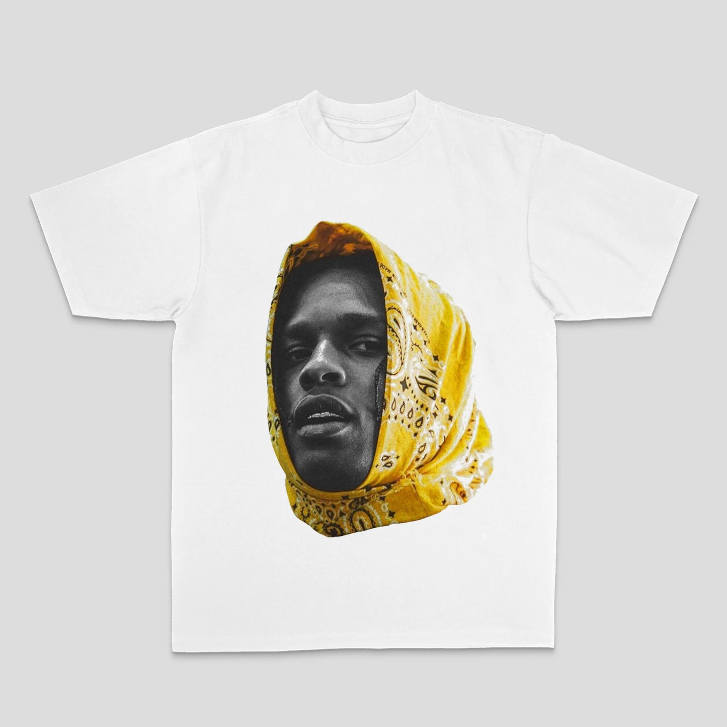 ASAP Hip Hop Rap Rap American Street Print Loose Breathable Crew Neck T-shirt Summer New Men's and Women's Streetwear