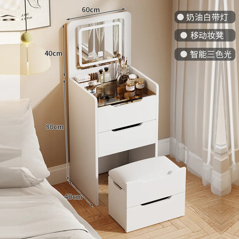 Wholesale Modern Dressing Table Bedroom Furniture White Color Makeup Vanity Makeup Table Vanities with Mirror