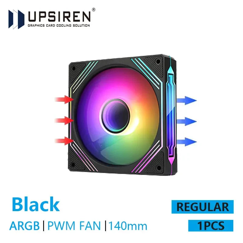 UPSIREN PF-14 Prism 4PRO chassis fan 14cm ARGB high-performance cooling fan radiator