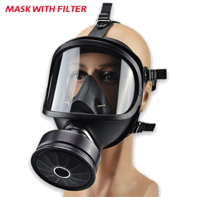MF14 type 87 type gas mask irritating chemical dust-proof anti-pollution full-face gas mask anti-radiation mask dust-proof