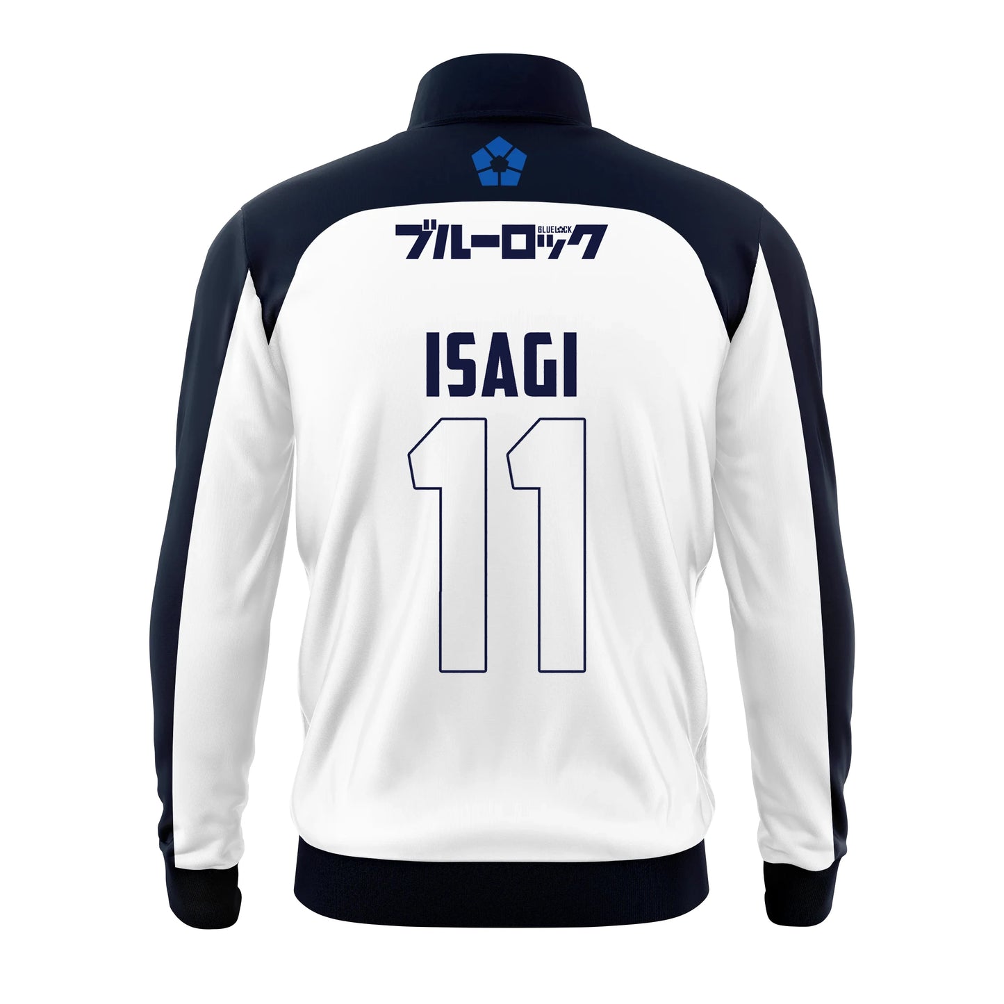 2024 Autumn New Men's Blue Lock Anime Soccer Jersey Jackets Women's Trendy Lapel Tops Children's Casual Short Sleeve Coat