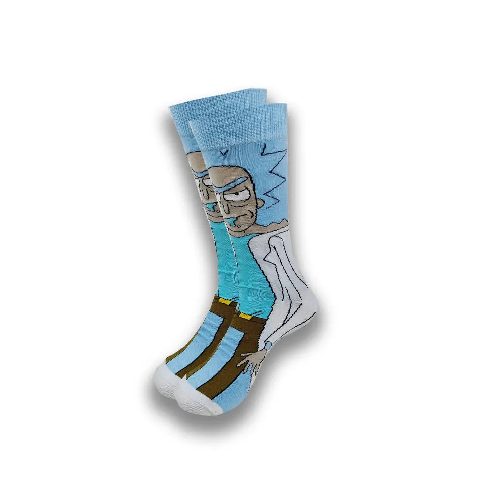 Fashionable design of men's and women's socks in spring and autumn young tube crew socks.
