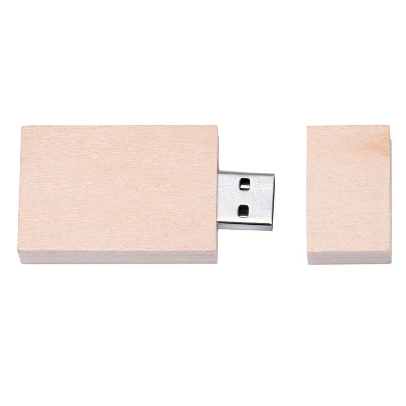 JASTER 1PCS free custom logo walnut maple wood Photo Album usb+Box usb flash drive Pendrive 8GB 16GB 32GB Wedding gift box