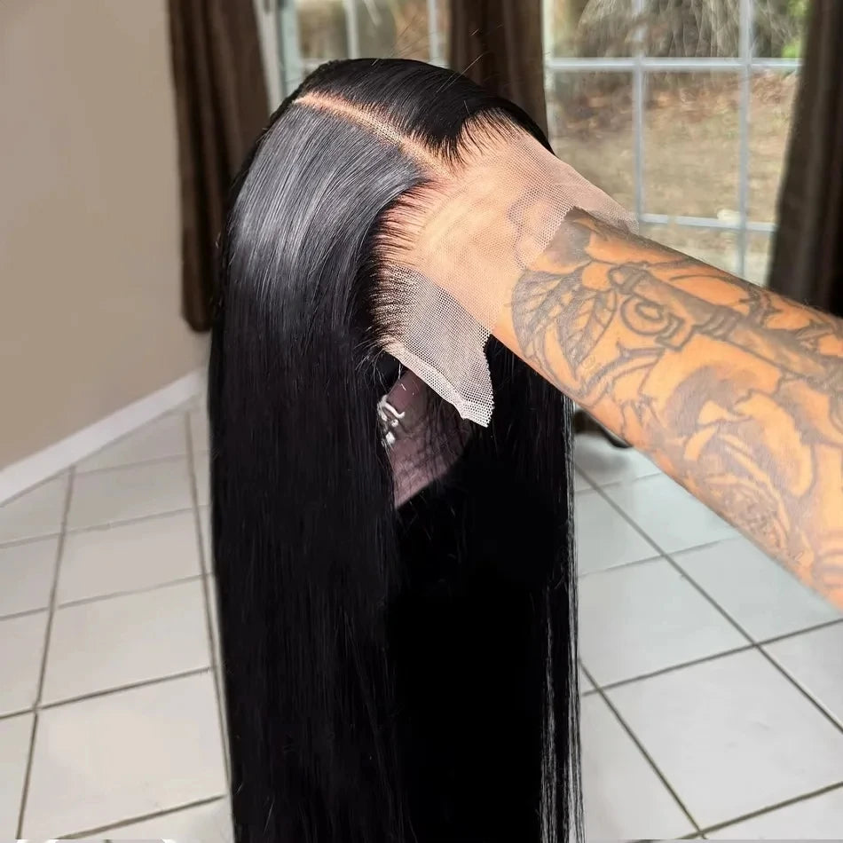 Bone Straight 13x4 HD Lace Front Human Hair Wigs Brazilian Remy Frontal Wig 5x5 Glueless Wigs Human Hair Ready To Wear For Women