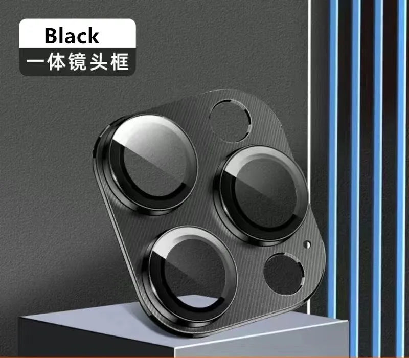 Metal Camera Protector For iPhone 16 Pro Max 16Pro 16Plus15 14 Pro Max Alloy Case Back Lens Tempered Glass Cover Protective Cap
