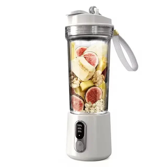 500ml Wireless Portable Juicer,USB Rechargeable Intelligent Juice Cup,Small Kitchen Blenders,Camping Mixer Ice Crusher,Healthy