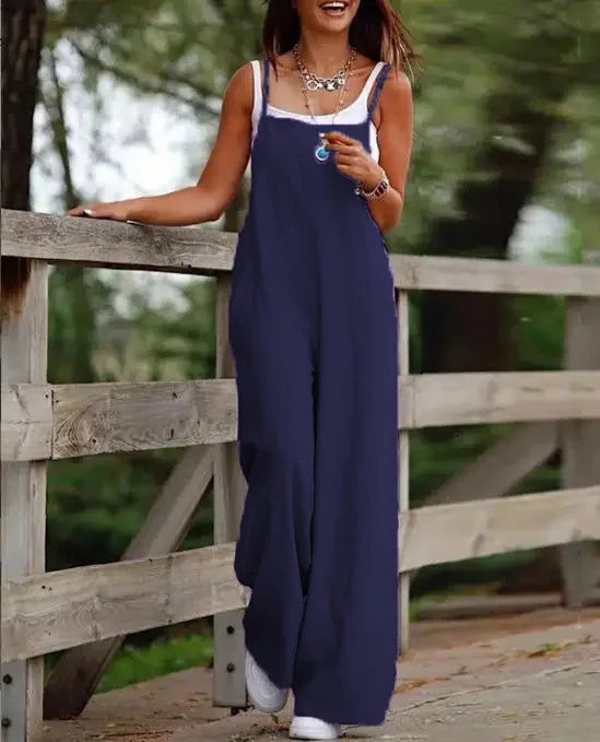 Oversized S-5XL Women Loose Overalls