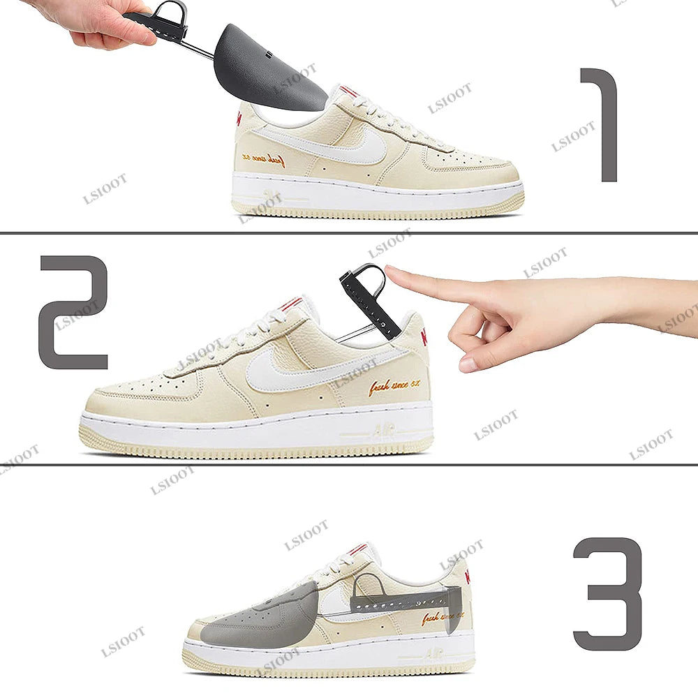 LSIOOT Plastic Shoe Stretcher Men Adjustable Shoe Trees for Men Portable Shoe Tree Shaper Stretchers Holder