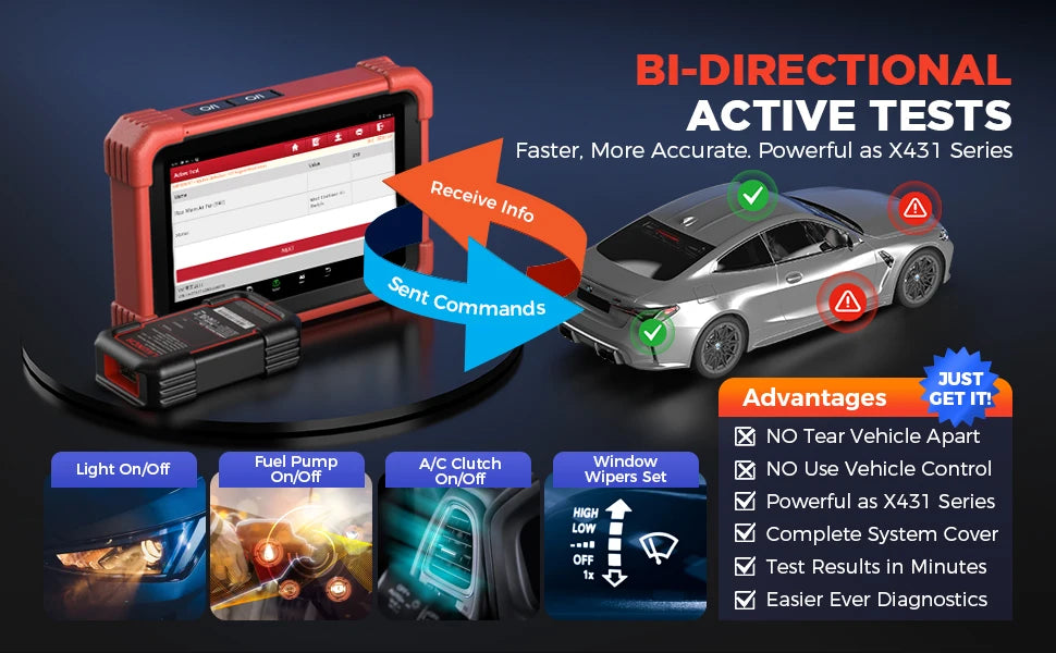 LAUNCH X431 CRP919X BT Diagnostic Tools Obd2 Scanner Automotive Code Reader ECU Coding Diagnosis obd Scan X431 PRO Launch 2025