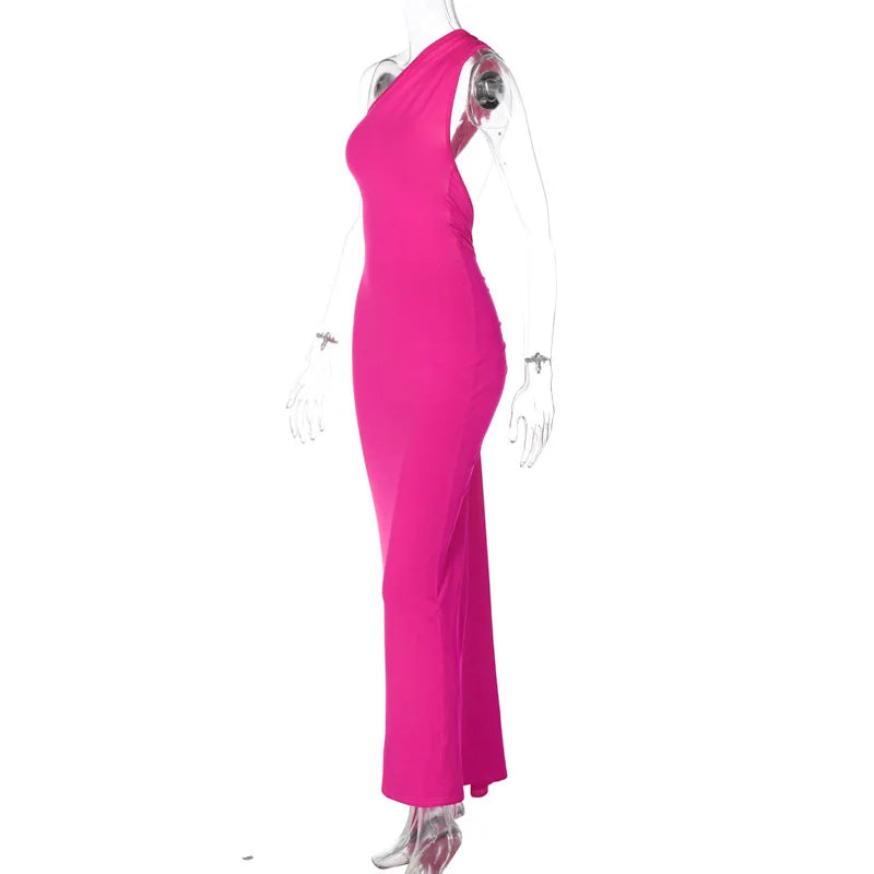 Ladies Summer Elegant Evening Party Dress For Women Sleeveless Backless Halter Sexy Long Dresses Woman Clothes Birthday Clubwear