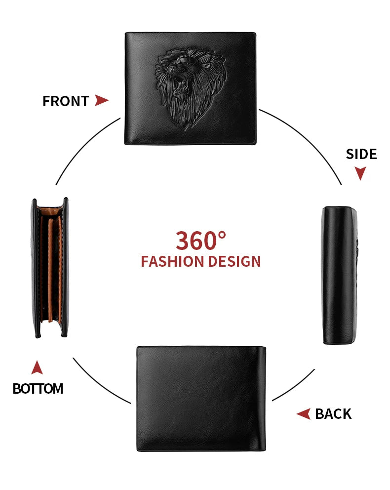 Men's PU Leather Wallets Are Fashionable And Personalized. They Are Perfect Gifts for Friends, Fathers or Boyfriends