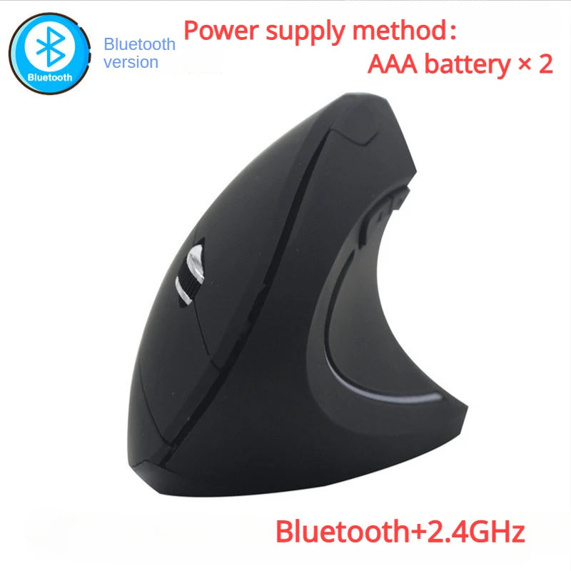 Original ihoyi Wireless Mouse Vertical Wired USB Mouse Ergonomic Luminous 2.4G Mute Photoelectric Bluetooth Game Mouse