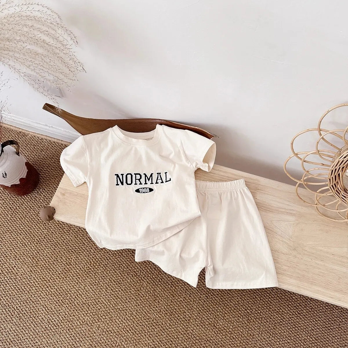 2024 2PCS Baby Clothes Infant Top Bottom Set Baby Boys Girls Casual Sports Baby Outfit Set Newborn Baby Clothes