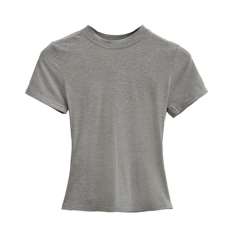 High Quality Casual T shirt Slim Short Sleeves