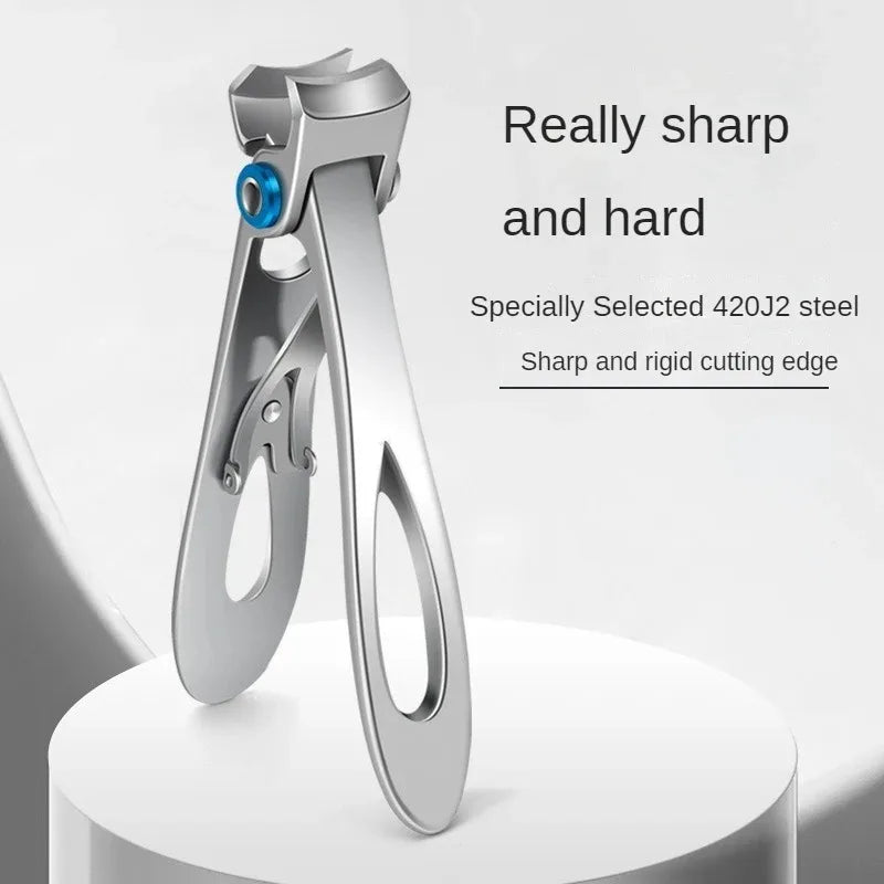 Professional Nail Cutter Stainless Steel Nail Clippers Toenail Fingernail Manicure Trimmer Toenail Clippers for Thick Nails