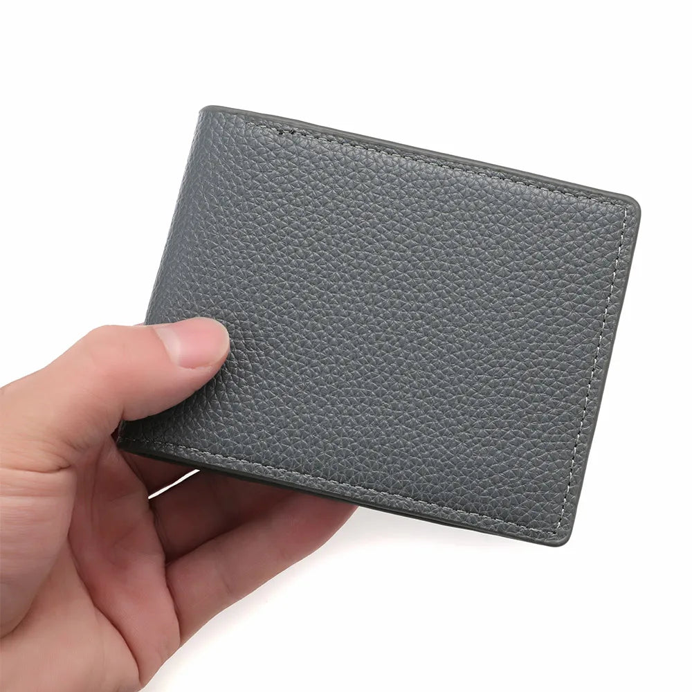 2025 New Wallet for Men, Short Men's Wallet, Dollar Wallet, Zipper Coin Pocket, Ultra-thin Men's Wallet