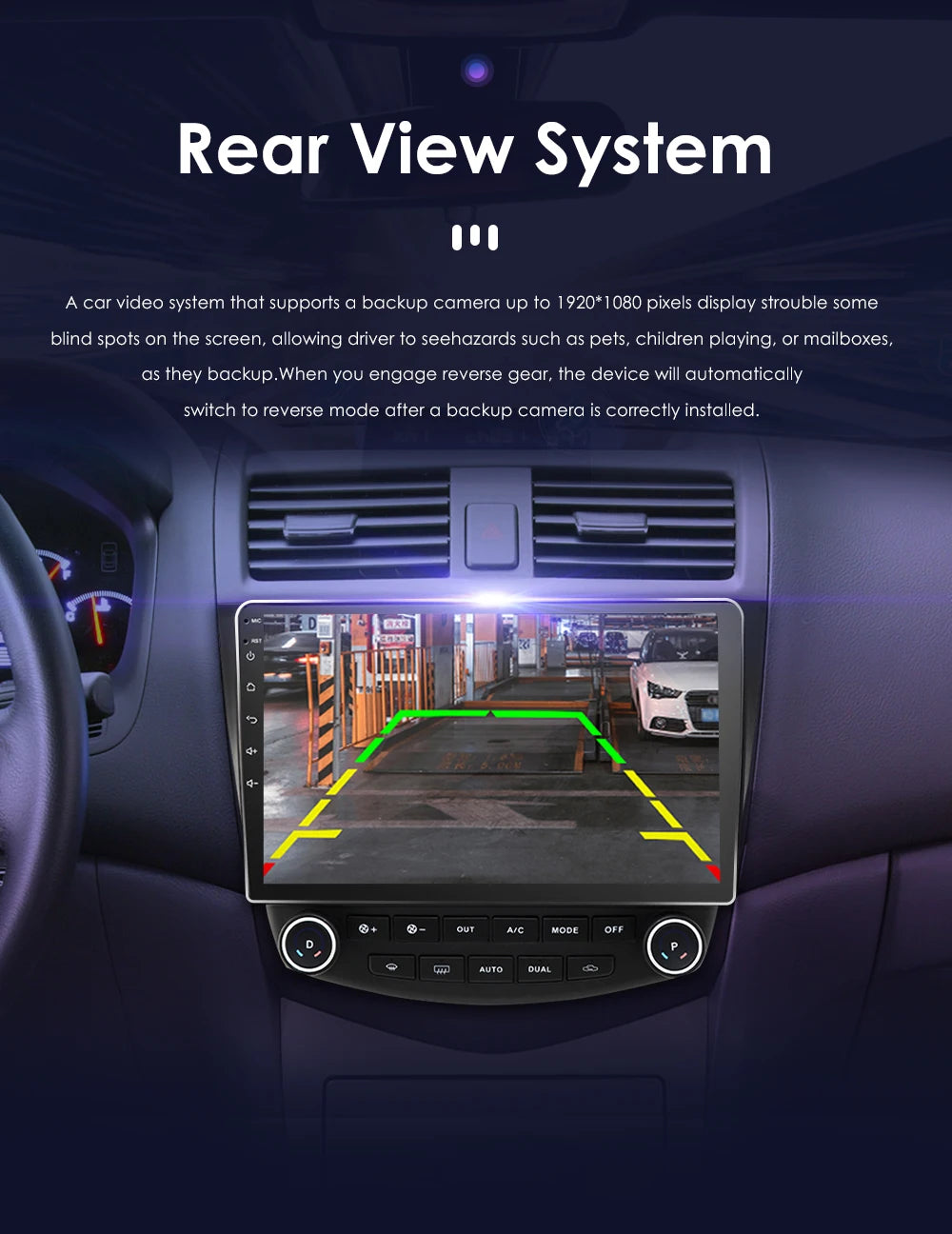 Hzipo AI Voice 10.1" Radio For Honda ACCORD 7 2003 2004 2005 2006 2007 2din Android Auto Carplay 4G Car Multimedia GPS Autoradio