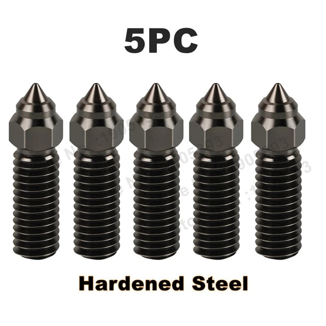 For Ender 3 V3 KE Nozzle Brass Plated Copper Hardened Steel High Speed 3D Printer Nozzles For Creality K1 / K1 Max / CR-M4