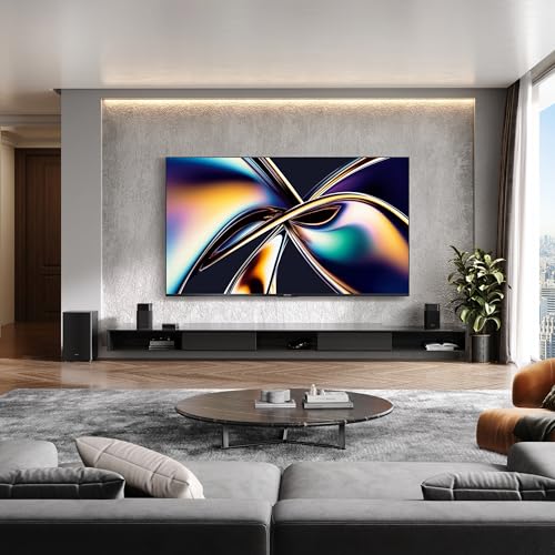 Hisense 55" Class U6 Series Mini-LED 4K UHD Smart Fire TV (55U65QF, 2025 Model) - QLED, Native 144Hz, HDR10+, Dolby Vision IQ, Dolby Atmos, Game Mode Pro, ALLM, Alexa Built in, Black