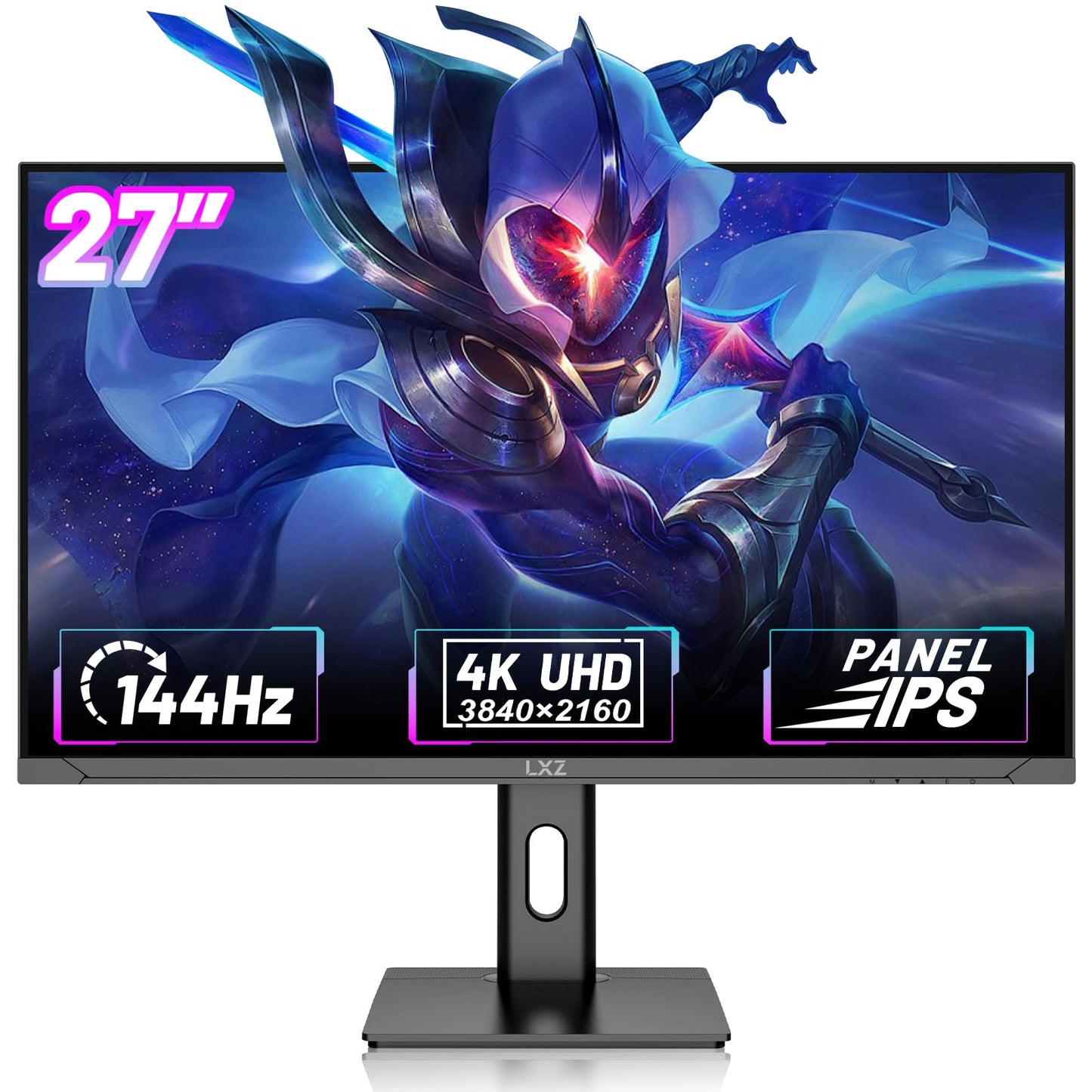 LXZ Curved 32 Inch Gaming Monitor 1500R, 2K QHD 180hz Frameless Display