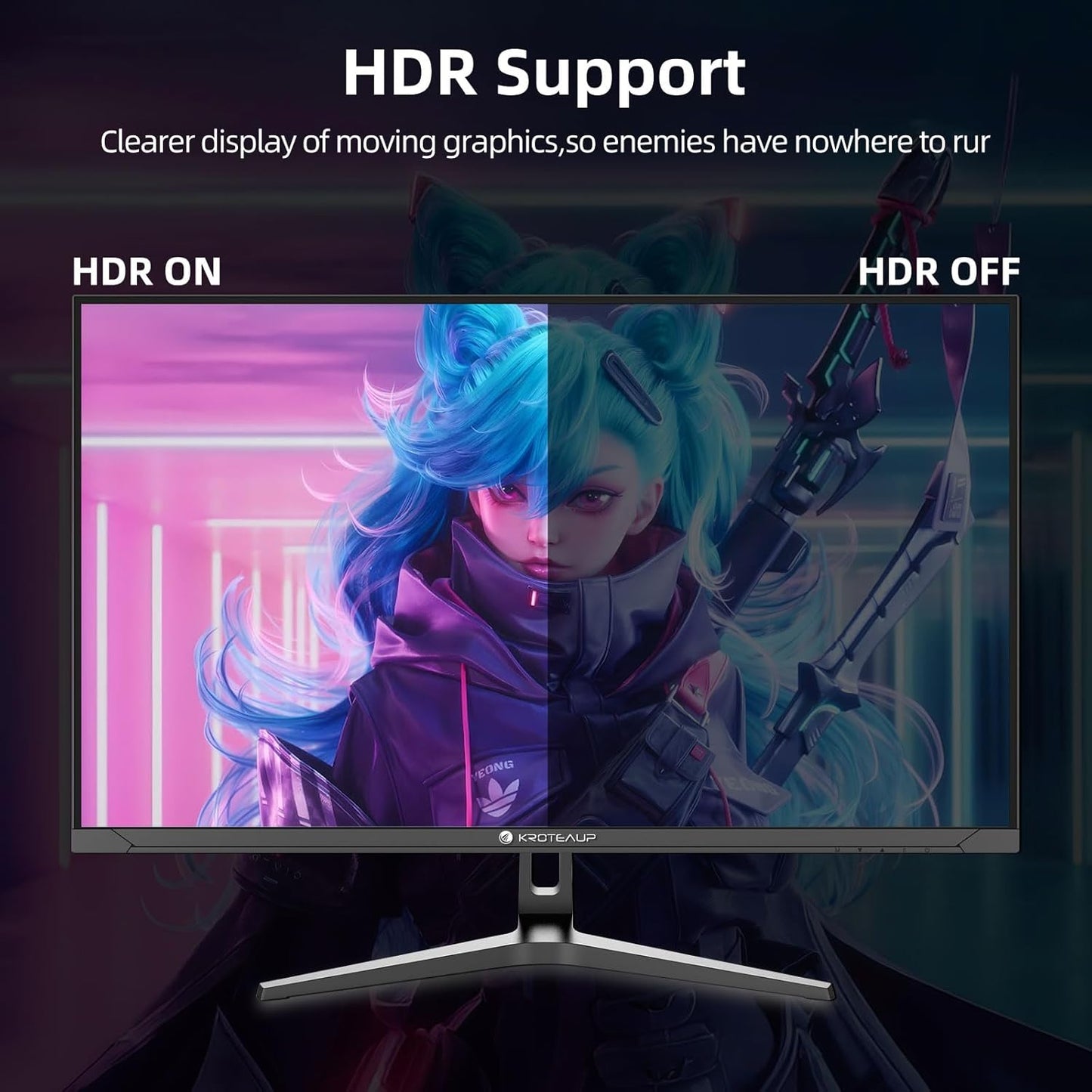 32 Inch UHD Gaming Monitor, (3840 X 2160) Computer Monitor