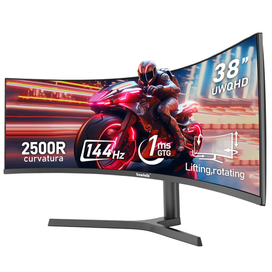 32 inch 2K QHD(2560×1440P) 165Hz Curved Gaming Monitor, PC Screen
