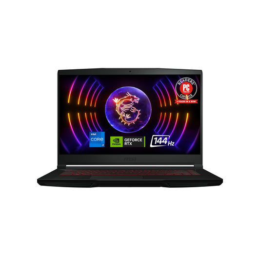 MSI Thin 15 15.6” 144Hz FHD Gaming Laptop: Intel Core i7-13620H, NVIDIA Geforce RTX 4050, 16GB DDR4, 512GB NVMe SSD, WiFi 6E, Win 11: Black B13VE-2678US