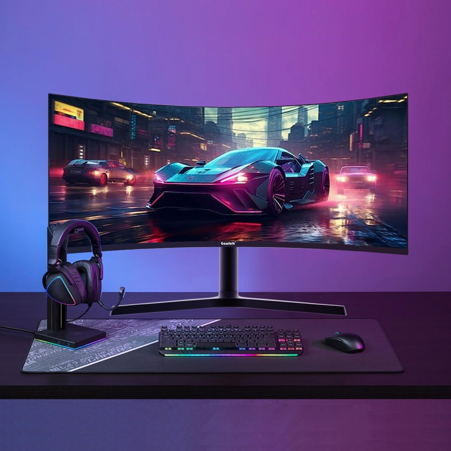 32 inch 2K QHD(2560×1440P) 165Hz Curved Gaming Monitor, PC Screen