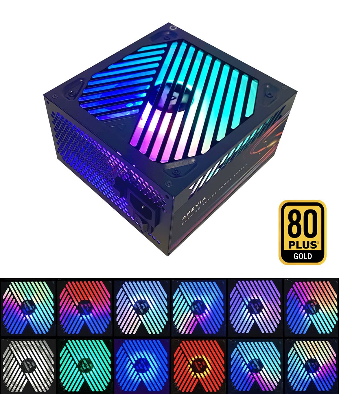 Apevia ATX-PM850W PCIe 5.0 ATX 3.0 Ready Premier 850W 80+ Gold Certified