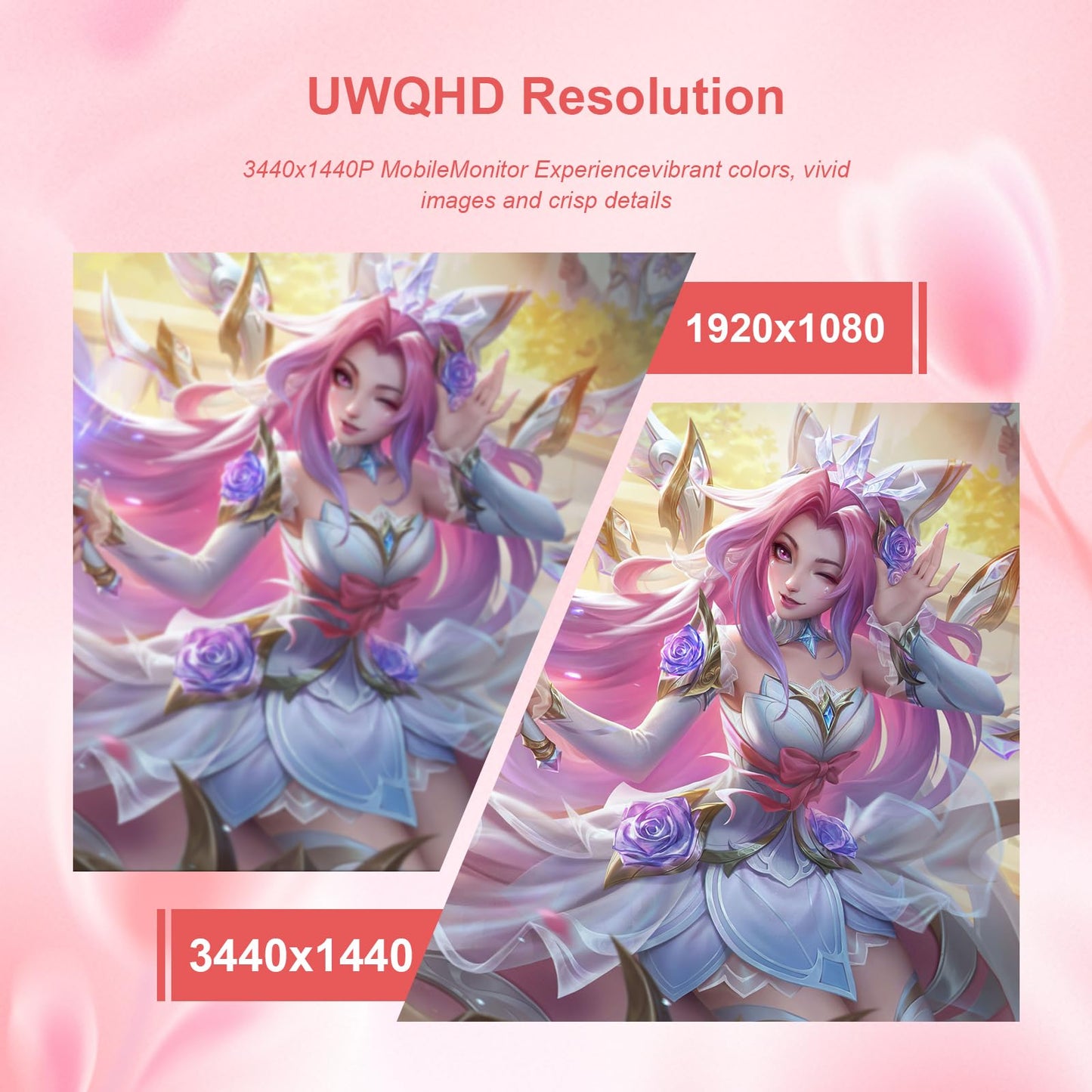 32 inch 4K Gaming Computer Monitor 60Hz UWQHD 3840x2160